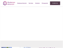 Tablet Screenshot of mudanzasalcorcon.es